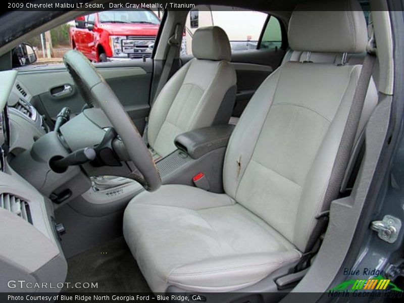 Dark Gray Metallic / Titanium 2009 Chevrolet Malibu LT Sedan