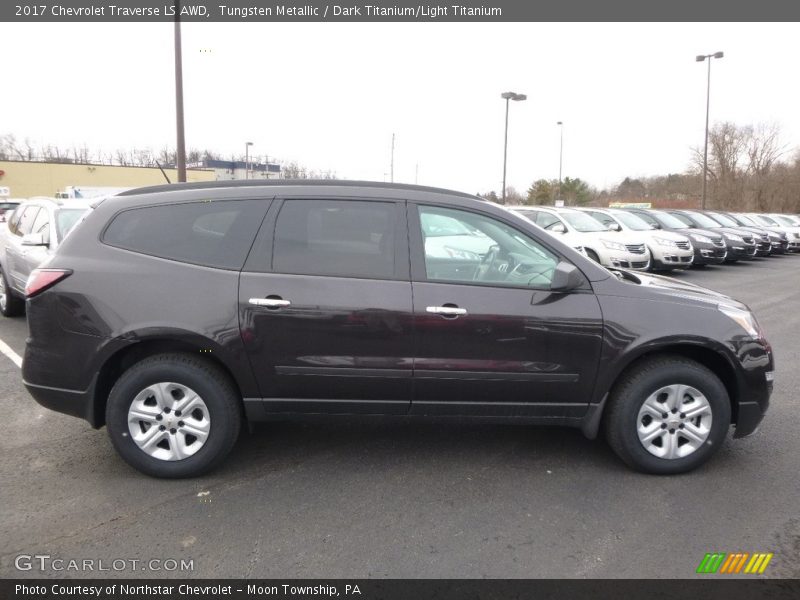 Tungsten Metallic / Dark Titanium/Light Titanium 2017 Chevrolet Traverse LS AWD