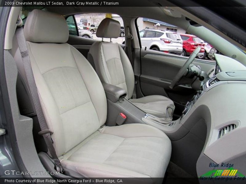 Dark Gray Metallic / Titanium 2009 Chevrolet Malibu LT Sedan