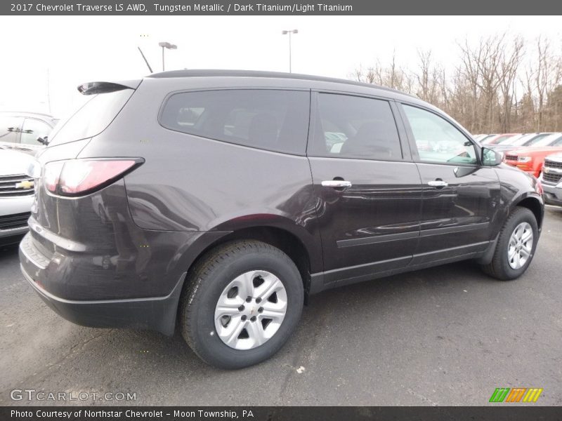 Tungsten Metallic / Dark Titanium/Light Titanium 2017 Chevrolet Traverse LS AWD