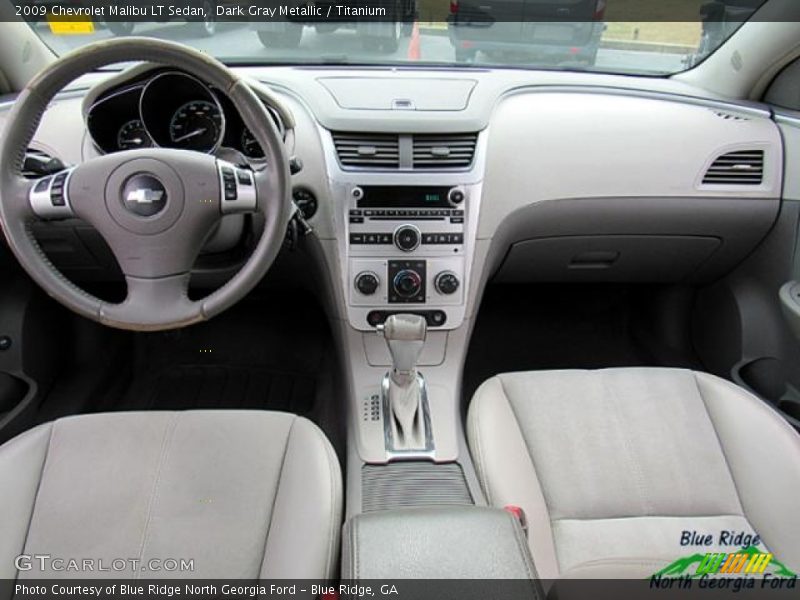 Dark Gray Metallic / Titanium 2009 Chevrolet Malibu LT Sedan
