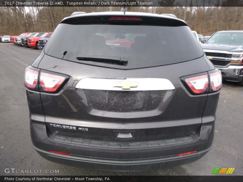 Tungsten Metallic / Dark Titanium/Light Titanium 2017 Chevrolet Traverse LS AWD