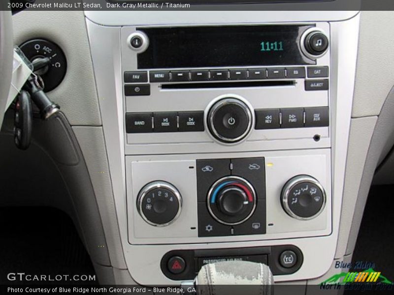 Dark Gray Metallic / Titanium 2009 Chevrolet Malibu LT Sedan