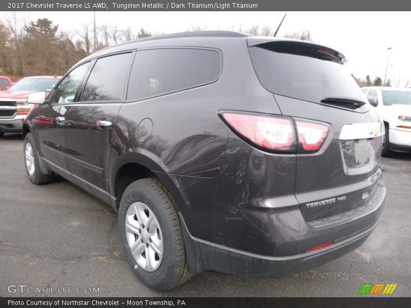 Tungsten Metallic / Dark Titanium/Light Titanium 2017 Chevrolet Traverse LS AWD