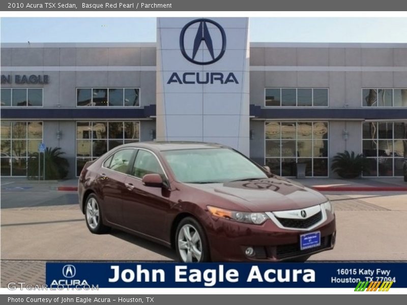 Basque Red Pearl / Parchment 2010 Acura TSX Sedan
