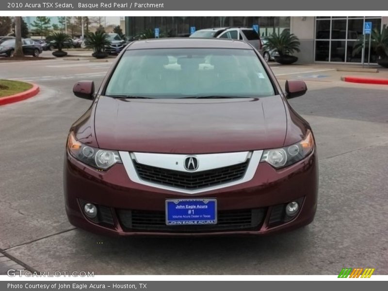 Basque Red Pearl / Parchment 2010 Acura TSX Sedan