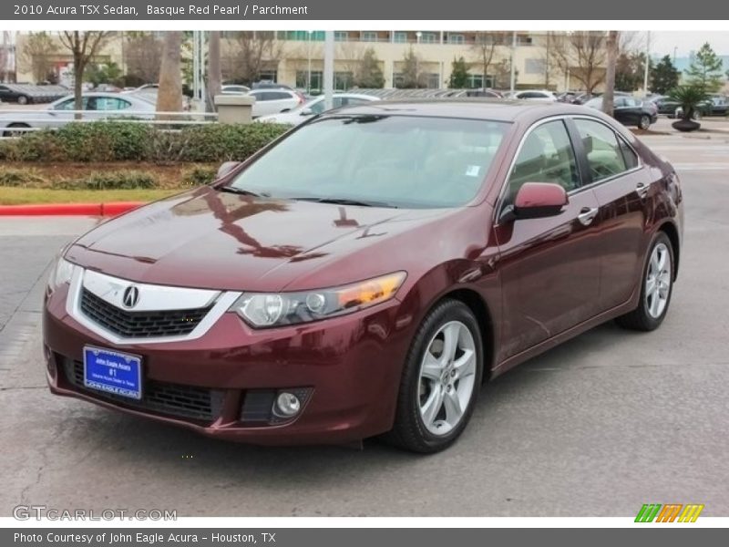 Basque Red Pearl / Parchment 2010 Acura TSX Sedan