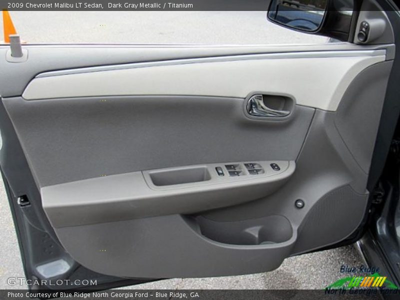 Dark Gray Metallic / Titanium 2009 Chevrolet Malibu LT Sedan