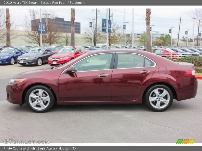 Basque Red Pearl / Parchment 2010 Acura TSX Sedan