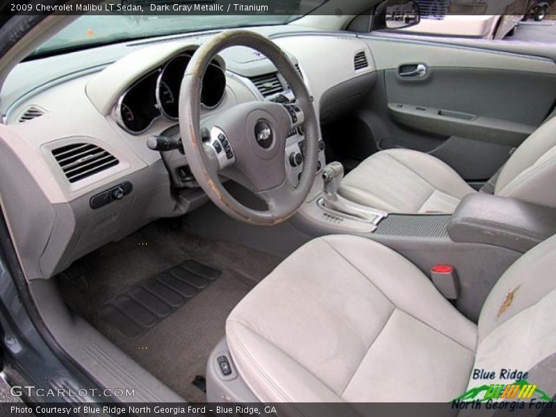 Dark Gray Metallic / Titanium 2009 Chevrolet Malibu LT Sedan