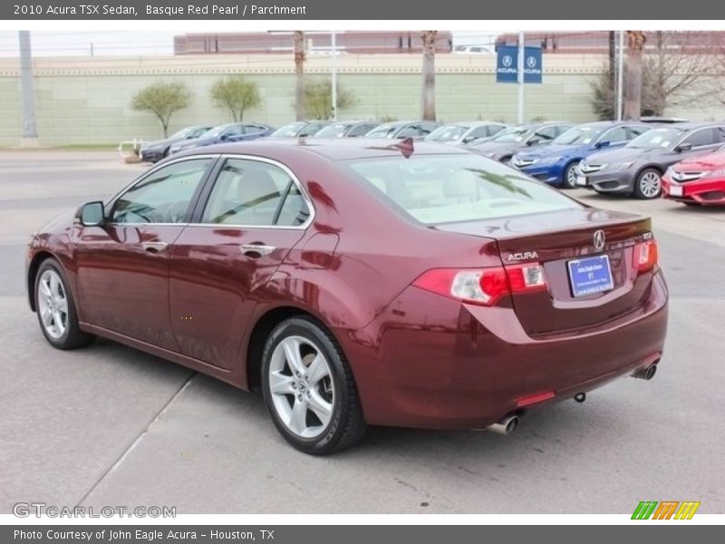 Basque Red Pearl / Parchment 2010 Acura TSX Sedan