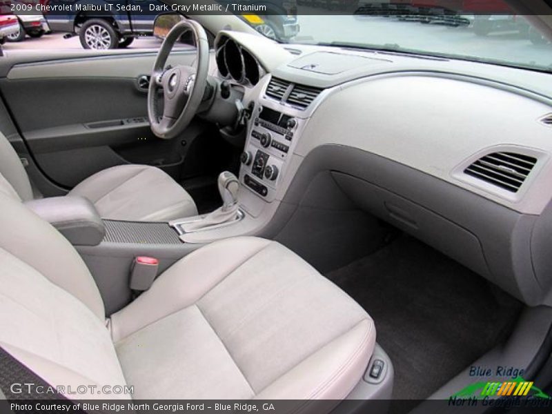Dark Gray Metallic / Titanium 2009 Chevrolet Malibu LT Sedan