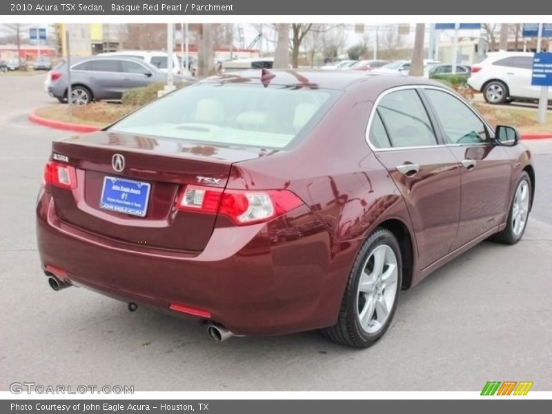Basque Red Pearl / Parchment 2010 Acura TSX Sedan