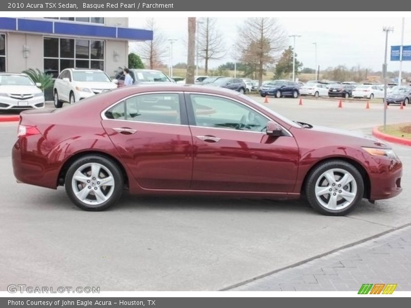 Basque Red Pearl / Parchment 2010 Acura TSX Sedan