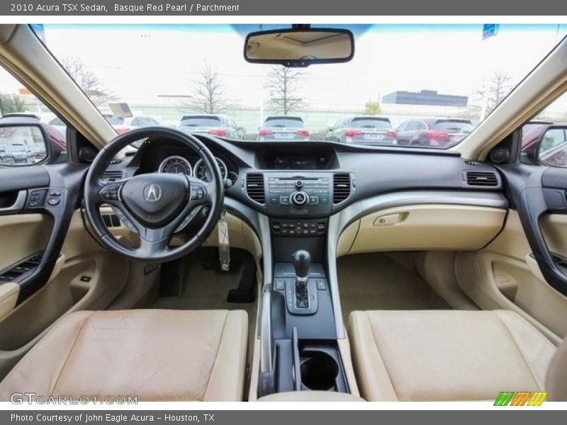Basque Red Pearl / Parchment 2010 Acura TSX Sedan