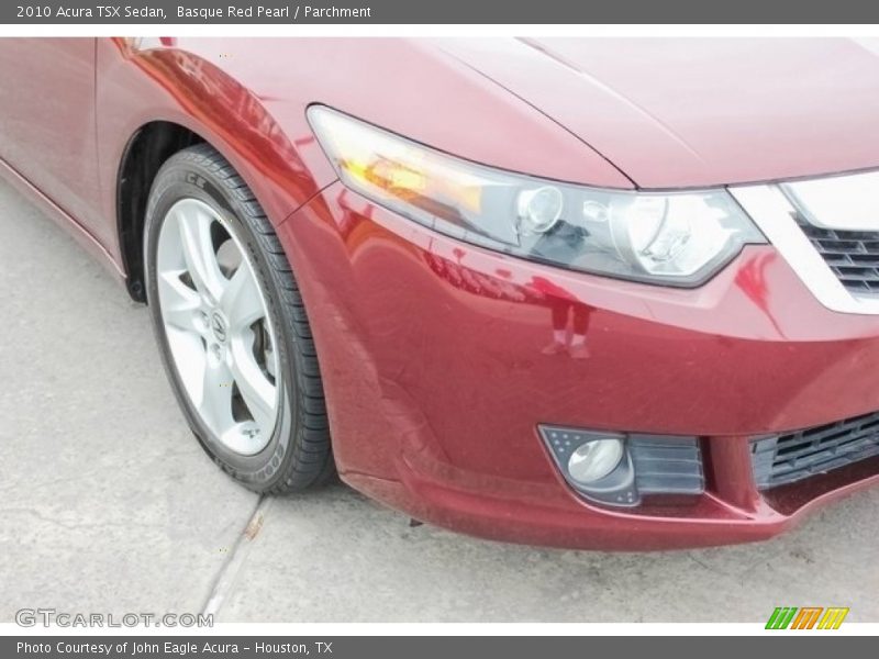 Basque Red Pearl / Parchment 2010 Acura TSX Sedan
