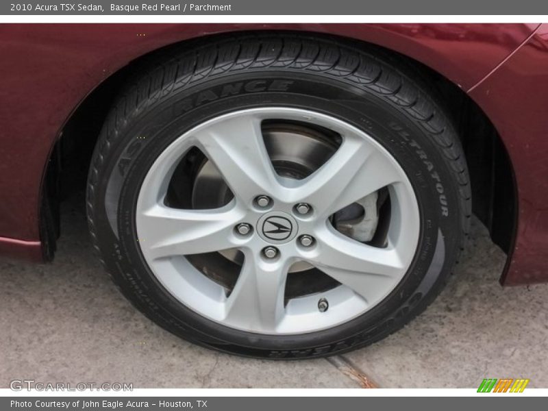 Basque Red Pearl / Parchment 2010 Acura TSX Sedan