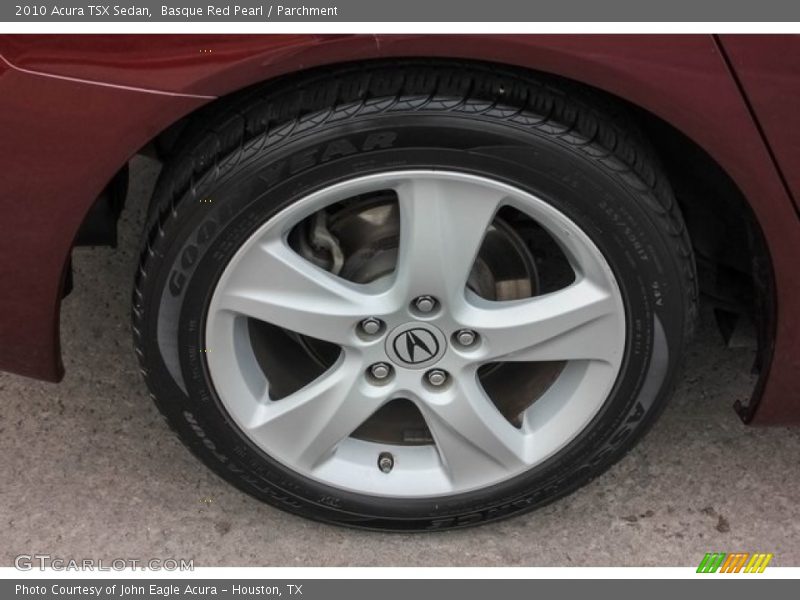 Basque Red Pearl / Parchment 2010 Acura TSX Sedan