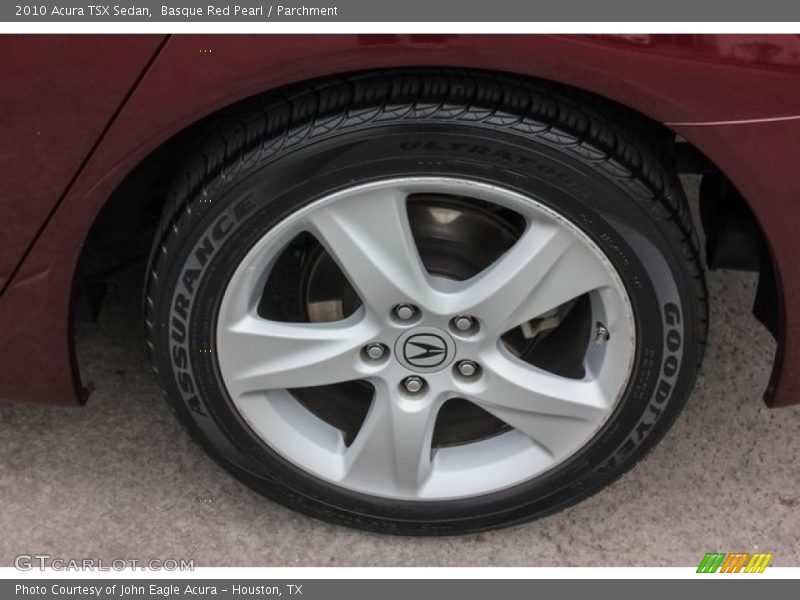Basque Red Pearl / Parchment 2010 Acura TSX Sedan