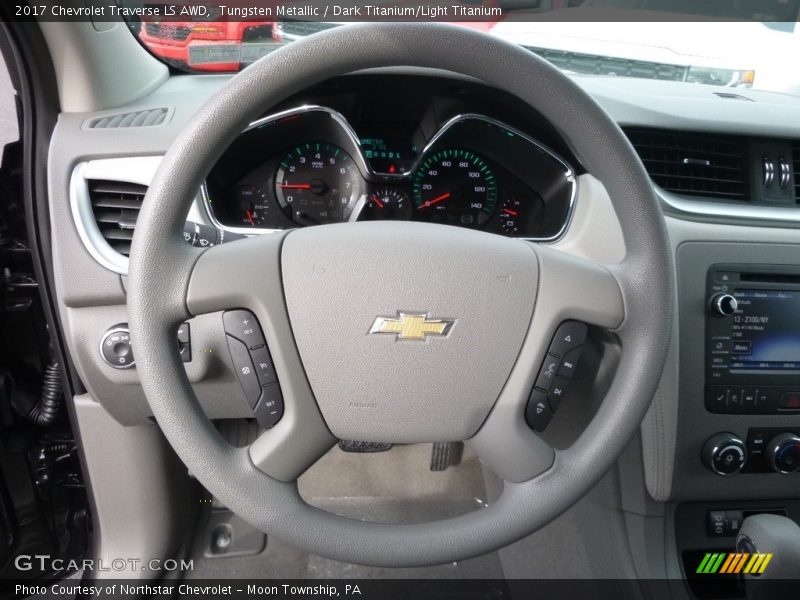 Tungsten Metallic / Dark Titanium/Light Titanium 2017 Chevrolet Traverse LS AWD