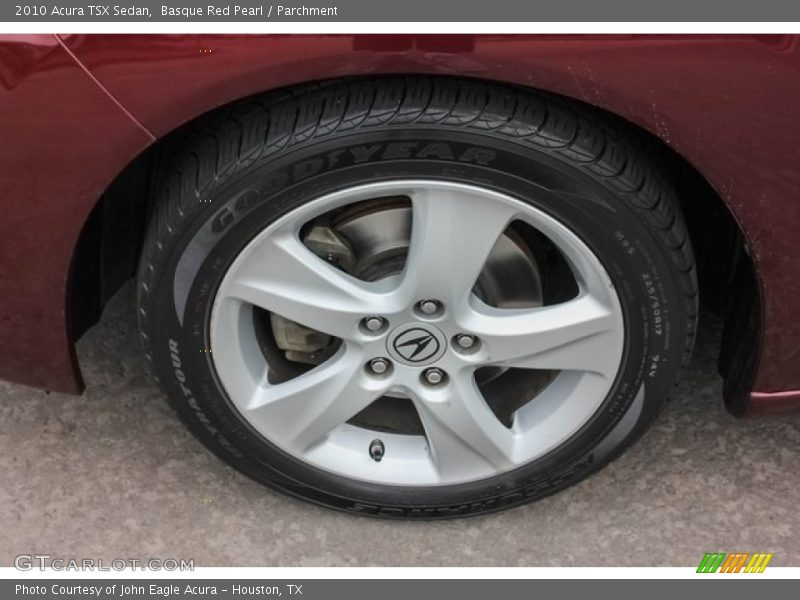 Basque Red Pearl / Parchment 2010 Acura TSX Sedan
