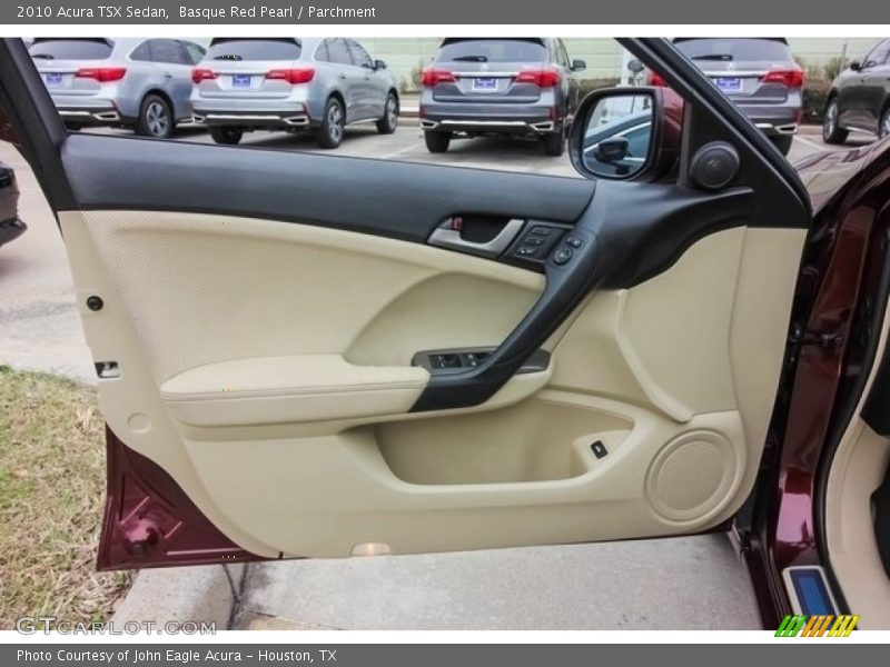 Basque Red Pearl / Parchment 2010 Acura TSX Sedan