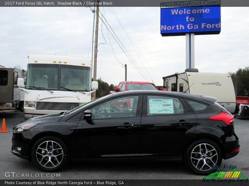 Shadow Black / Charcoal Black 2017 Ford Focus SEL Hatch