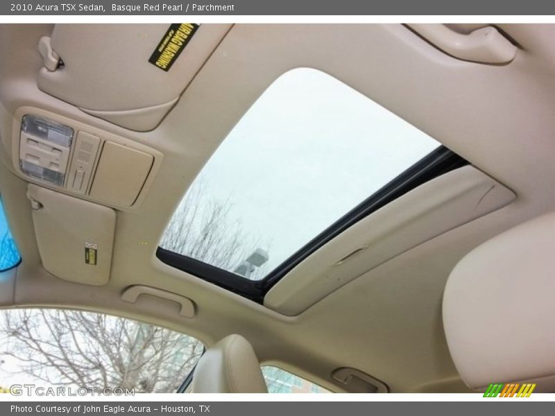 Basque Red Pearl / Parchment 2010 Acura TSX Sedan