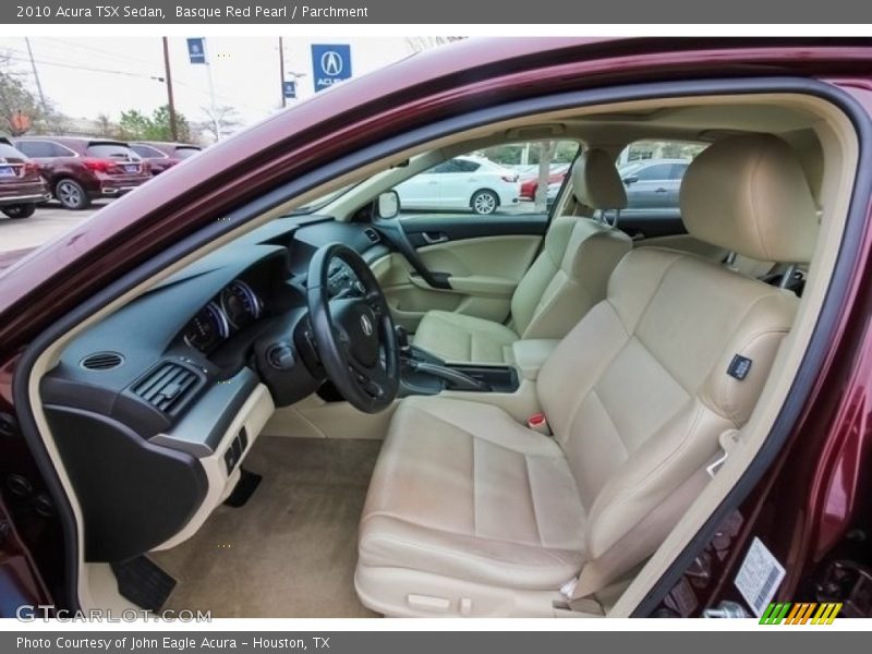 Basque Red Pearl / Parchment 2010 Acura TSX Sedan