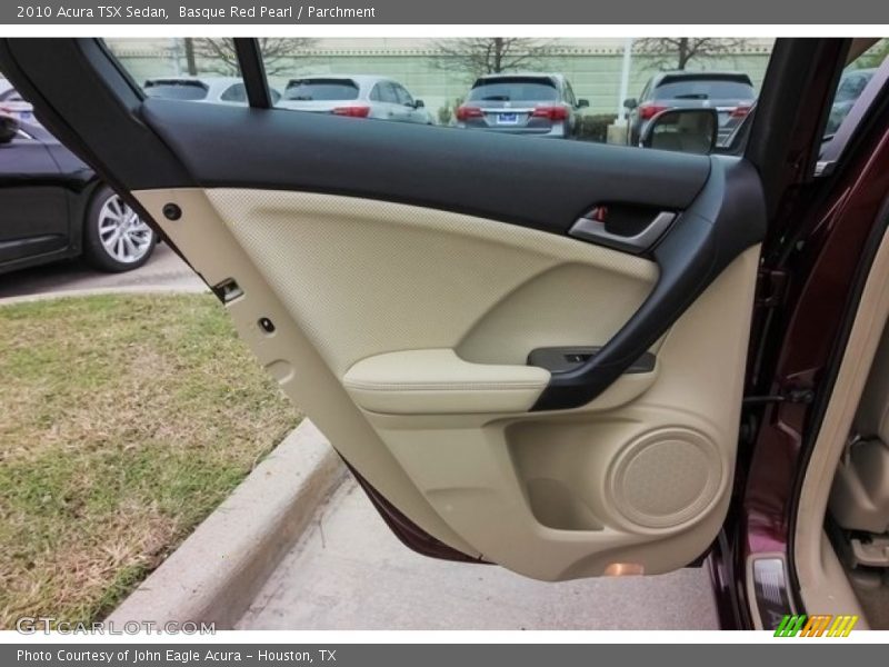 Basque Red Pearl / Parchment 2010 Acura TSX Sedan