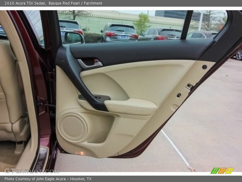 Basque Red Pearl / Parchment 2010 Acura TSX Sedan