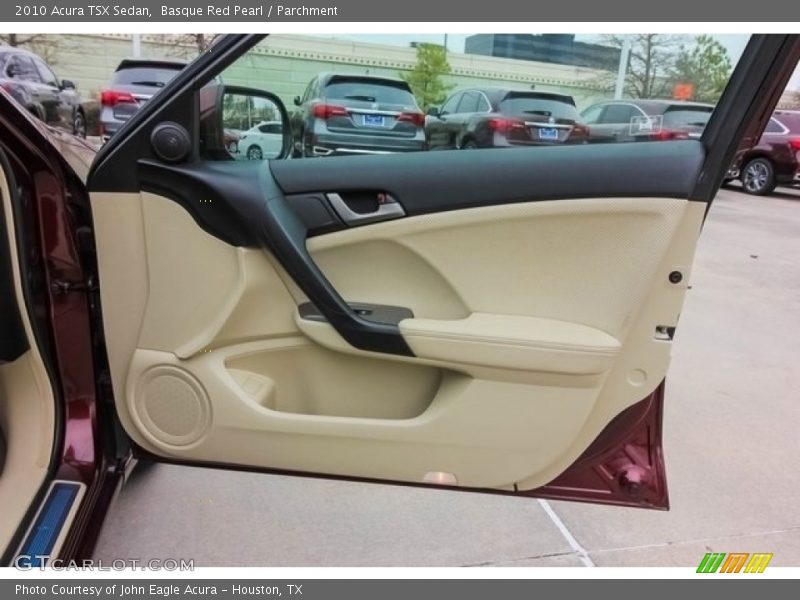 Basque Red Pearl / Parchment 2010 Acura TSX Sedan
