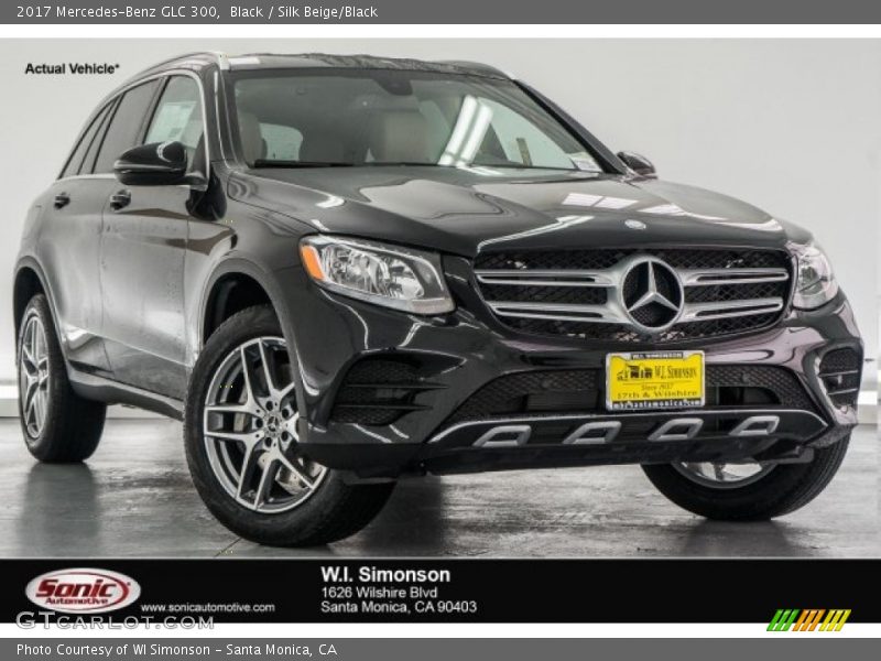 Black / Silk Beige/Black 2017 Mercedes-Benz GLC 300