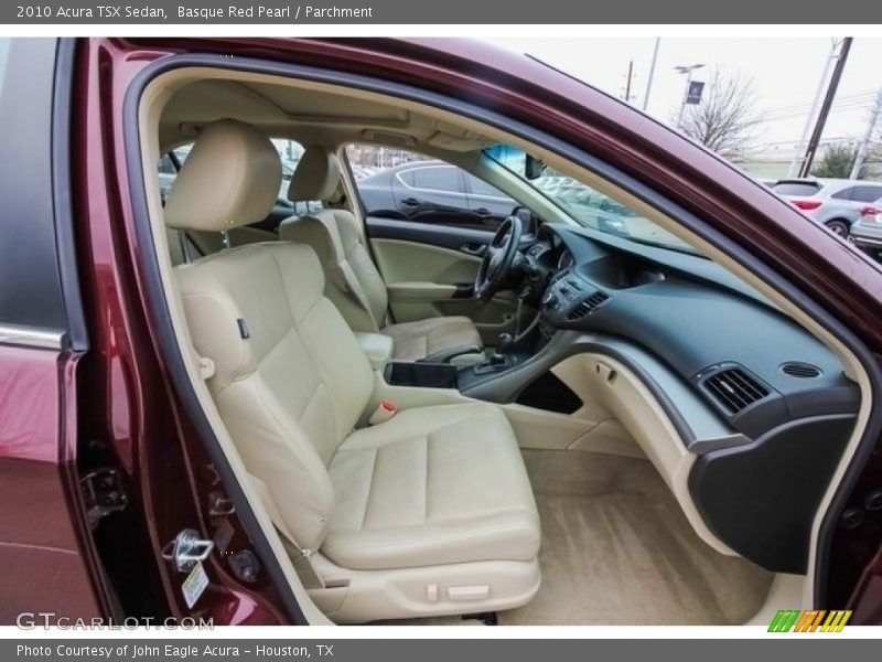 Basque Red Pearl / Parchment 2010 Acura TSX Sedan