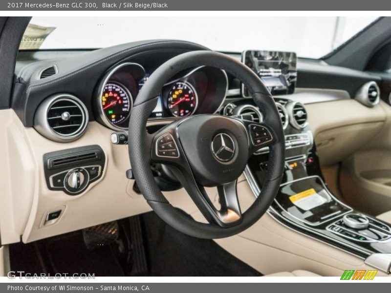 Black / Silk Beige/Black 2017 Mercedes-Benz GLC 300