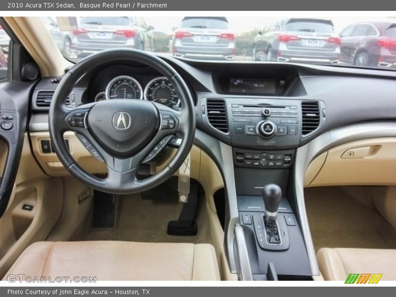 Basque Red Pearl / Parchment 2010 Acura TSX Sedan