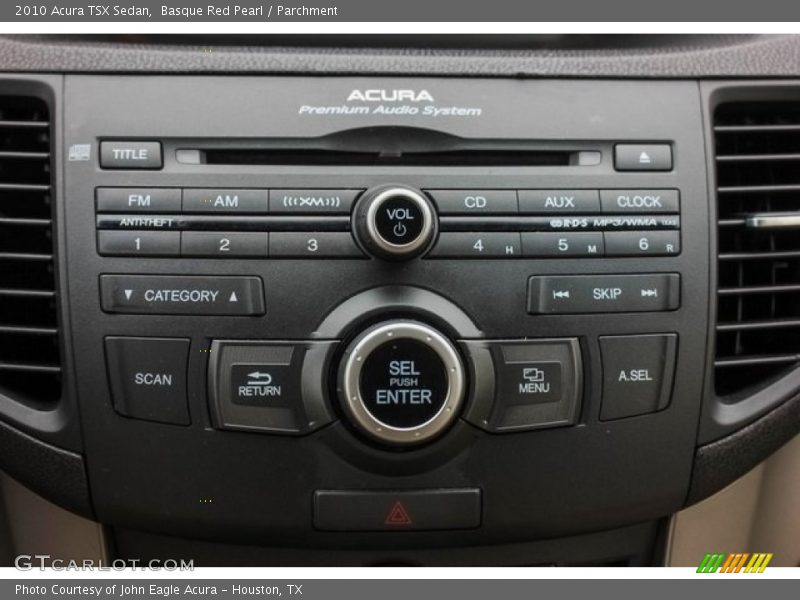 Basque Red Pearl / Parchment 2010 Acura TSX Sedan