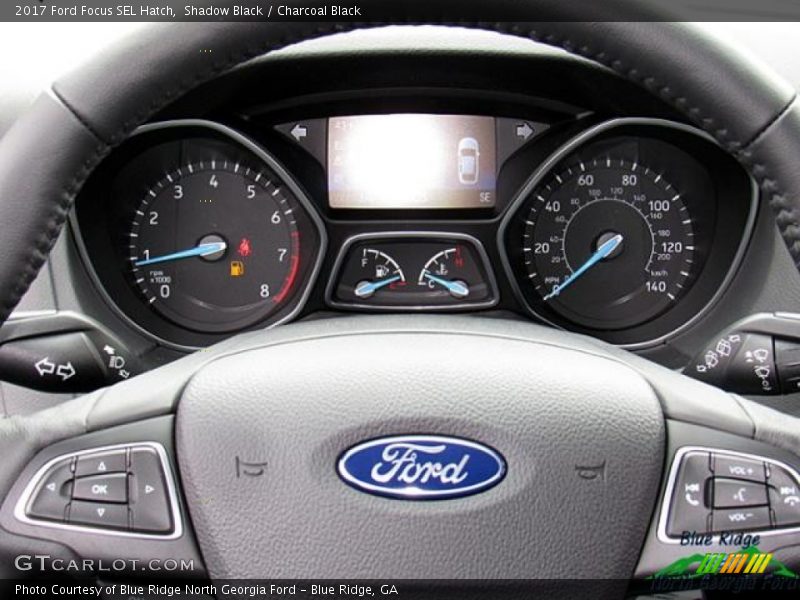 Shadow Black / Charcoal Black 2017 Ford Focus SEL Hatch