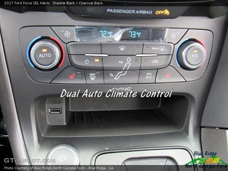 Shadow Black / Charcoal Black 2017 Ford Focus SEL Hatch