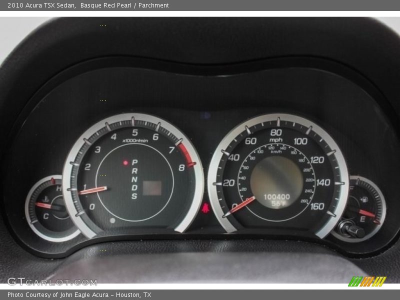 Basque Red Pearl / Parchment 2010 Acura TSX Sedan