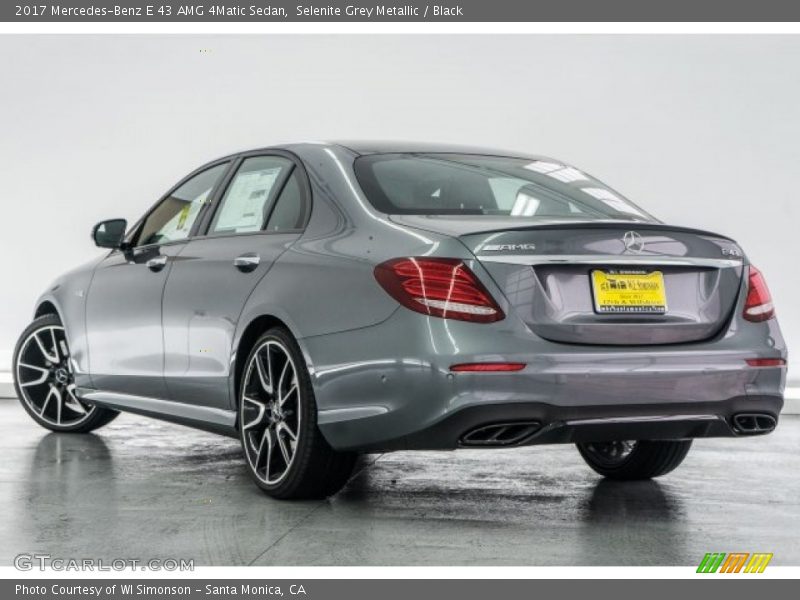 Selenite Grey Metallic / Black 2017 Mercedes-Benz E 43 AMG 4Matic Sedan