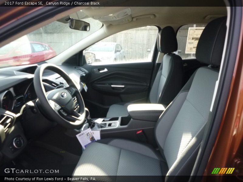 Canyon Ridge / Charcoal Black 2017 Ford Escape SE