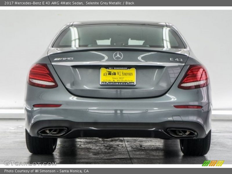 Selenite Grey Metallic / Black 2017 Mercedes-Benz E 43 AMG 4Matic Sedan