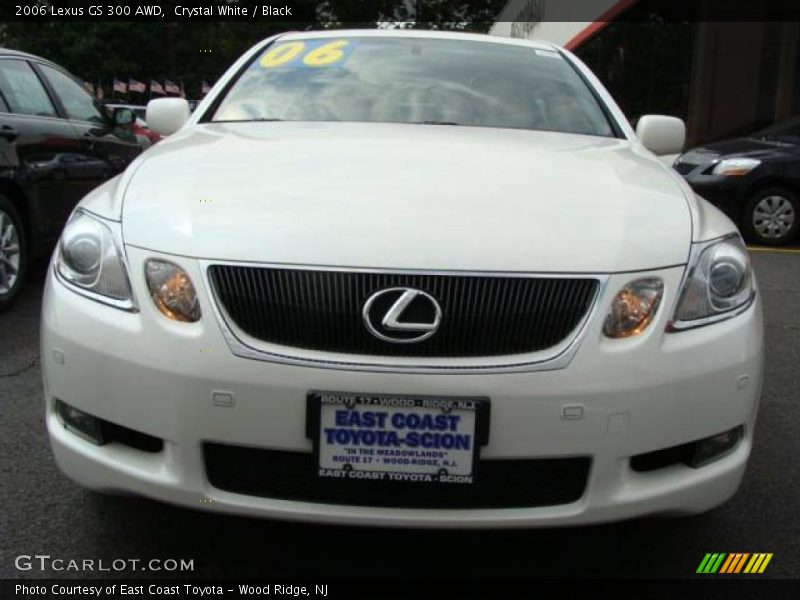 Crystal White / Black 2006 Lexus GS 300 AWD