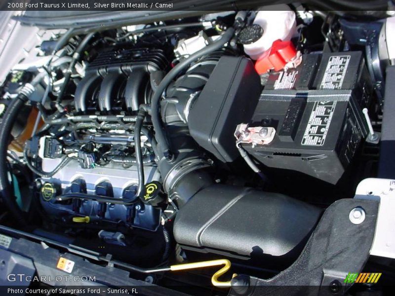 Silver Birch Metallic / Camel 2008 Ford Taurus X Limited