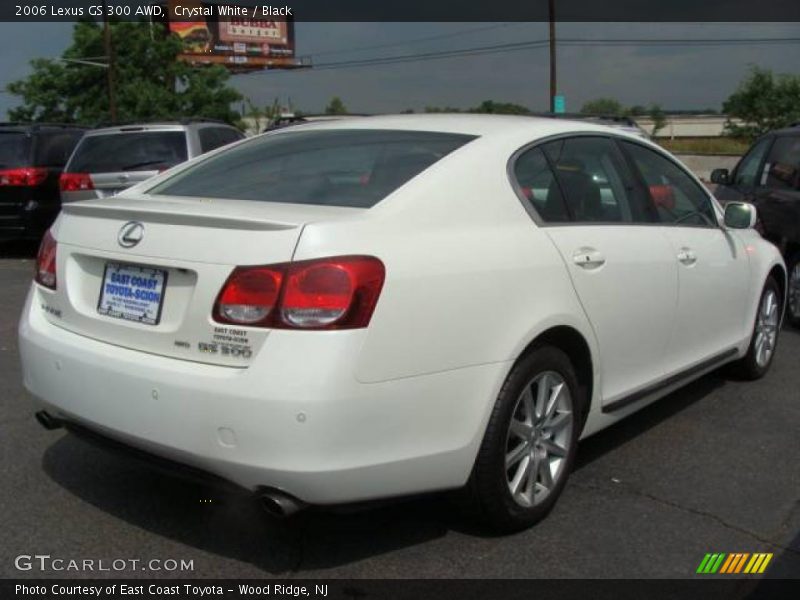 Crystal White / Black 2006 Lexus GS 300 AWD
