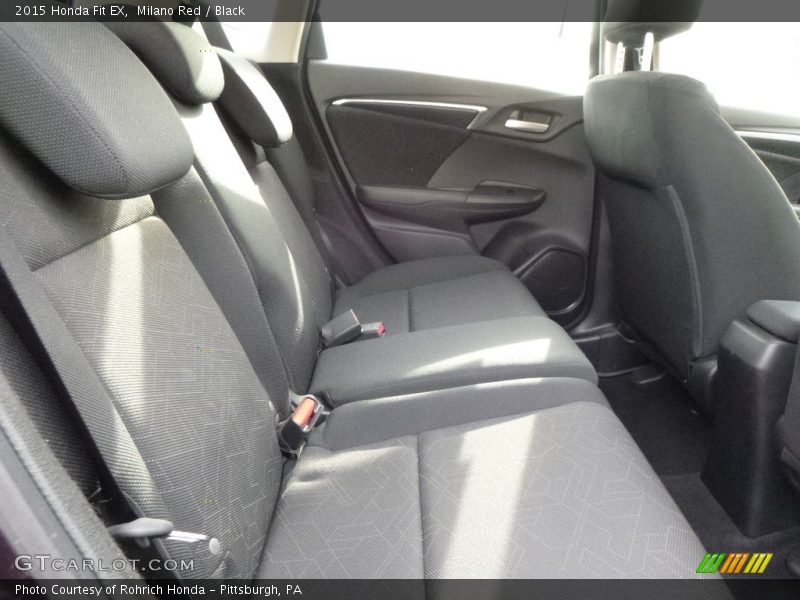 Milano Red / Black 2015 Honda Fit EX