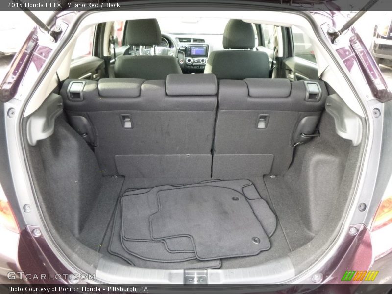 Milano Red / Black 2015 Honda Fit EX