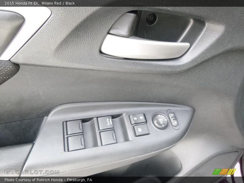 Milano Red / Black 2015 Honda Fit EX