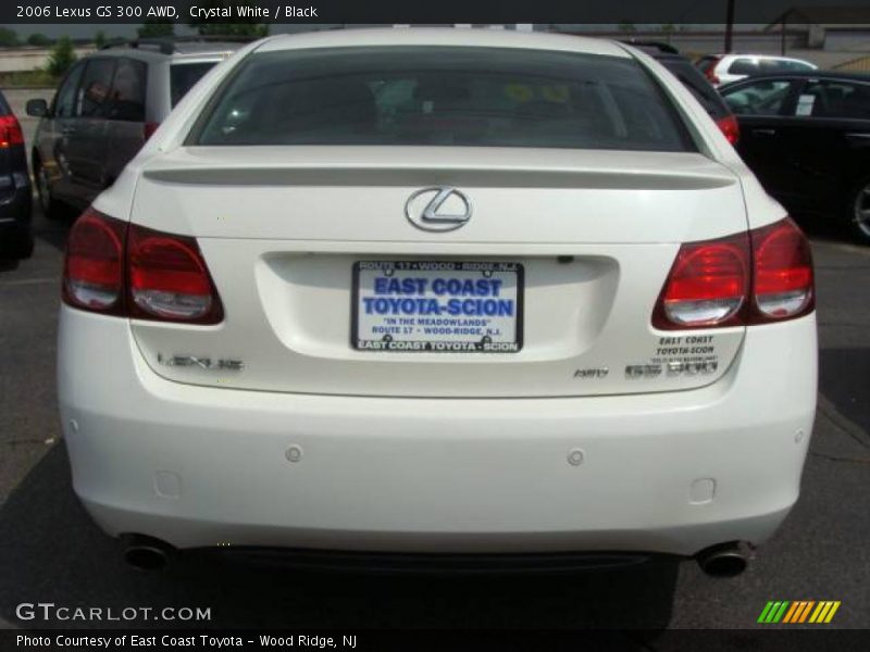 Crystal White / Black 2006 Lexus GS 300 AWD